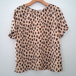 A New Day XL Cheetah Print Blouse